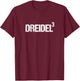 Funny Math Hanukkah Jewish Dreidel Cubed T-Shirt - T-Shirt | Maroon