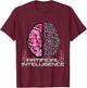 Artificial Intelligence , AI Shirt, Robot AI T-Shirt - T-Shirt | Maroon