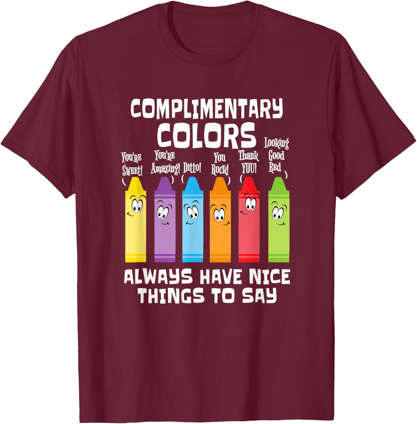 Funny Artist Art Teacher Gift School Artist Joke T-Shirt - T-Shirt | Maroon