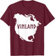Vinland North America Viking Norse Asatru T-Shirt - T-Shirt | Maroon