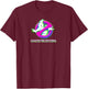 Ghostbusters Colorful Arcade Style Logo Retro Movie T-Shirt - T-Shirt | Maroon