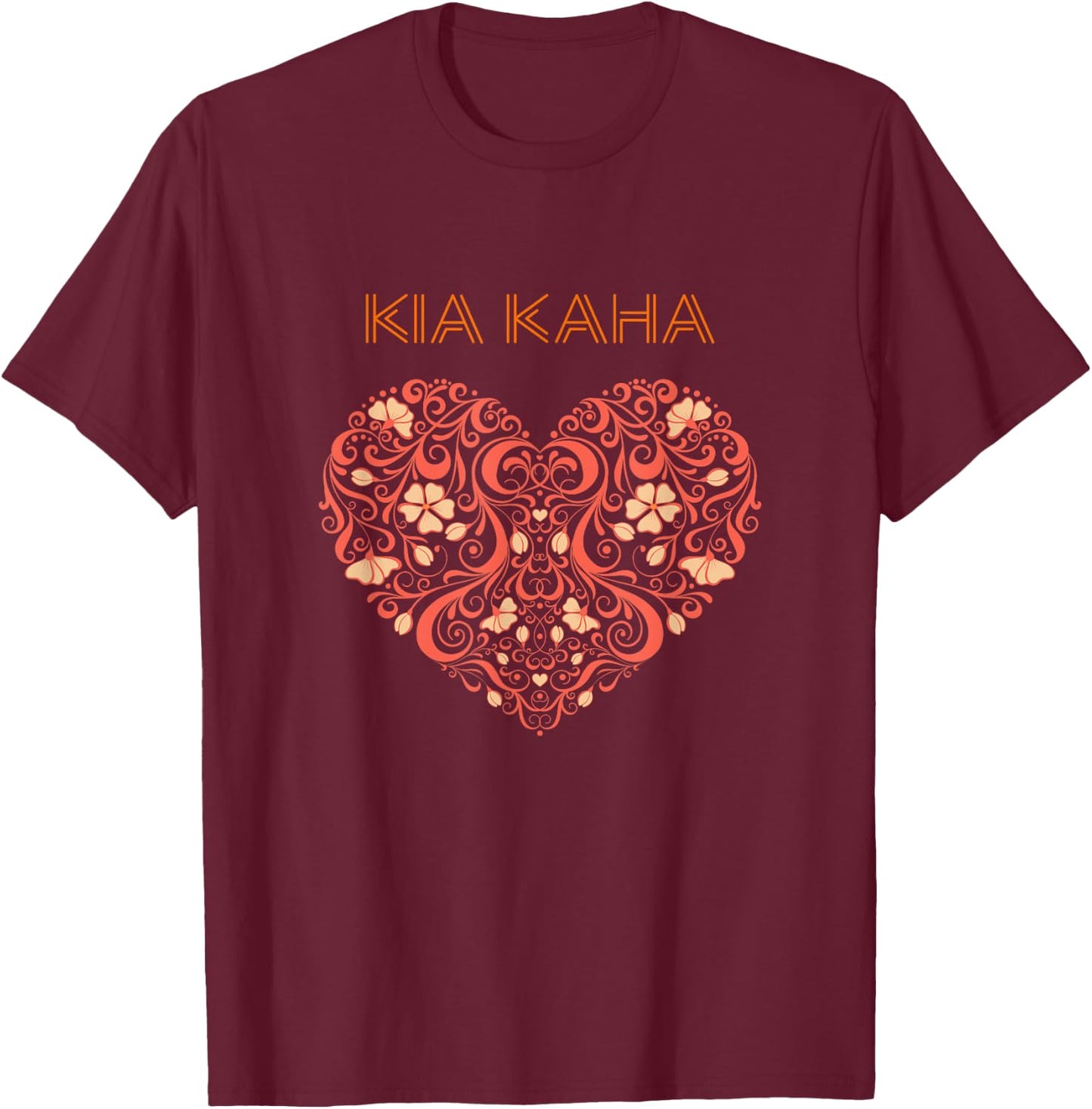 Stay Strong Kia Kaha T Shirt, resilience shirt T-Shirt - T-Shirt | Maroon