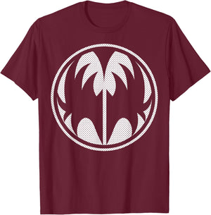 KISS - The Demon Logo T-Shirt - T-Shirt | Maroon
