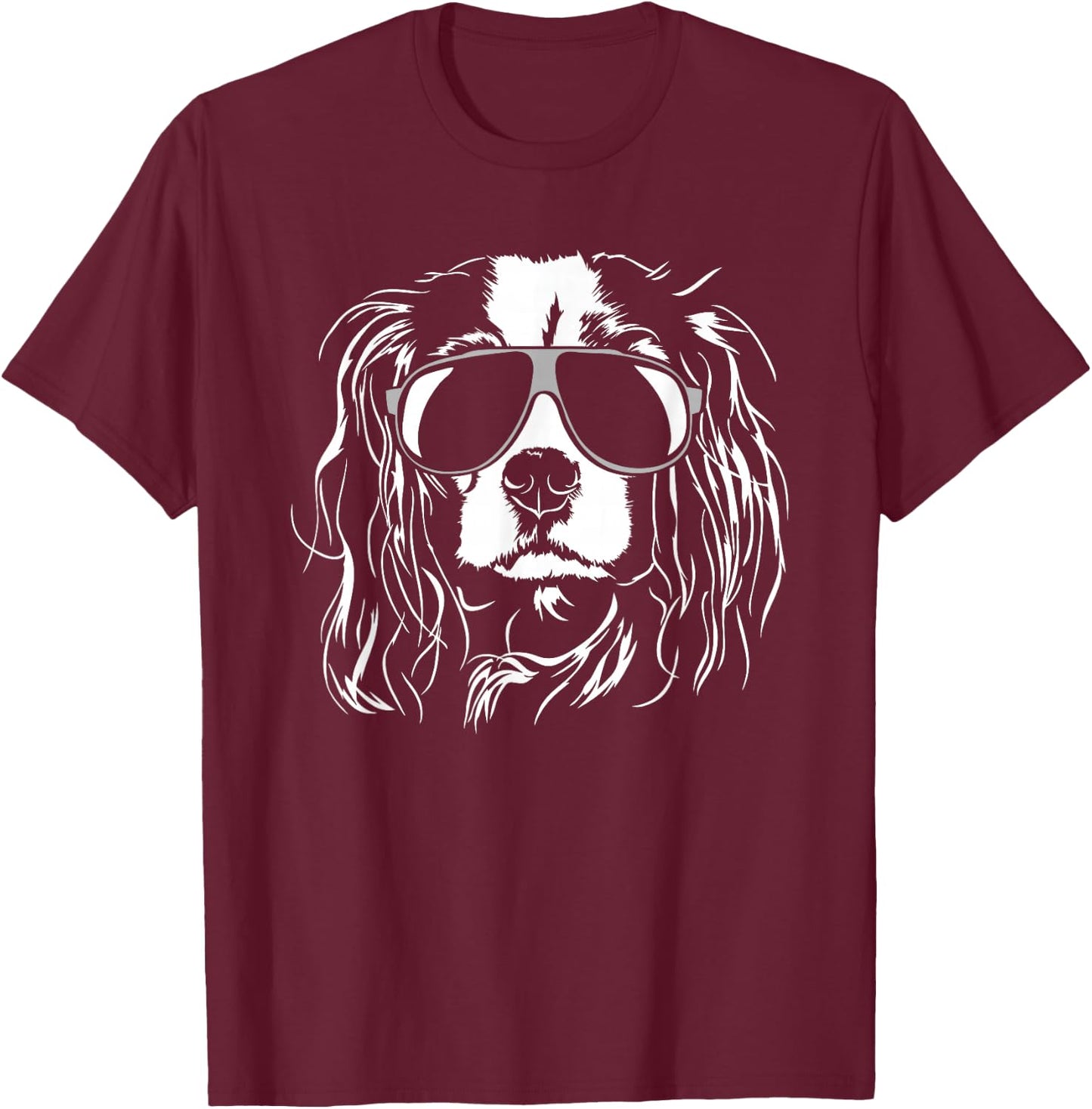 Funny Proud Cavalier King Charles Spaniel T Shirt Dog Gift T-Shirt - T-Shirt | Maroon