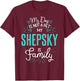 Cute Shepsky Shirt Family Dog Gift Men T-Shirt - T-Shirt | Maroon