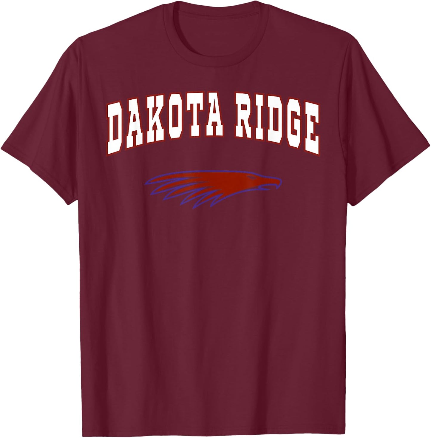 Dakota Ridge High School Eagles C2 T-Shirt - T-Shirt | Maroon