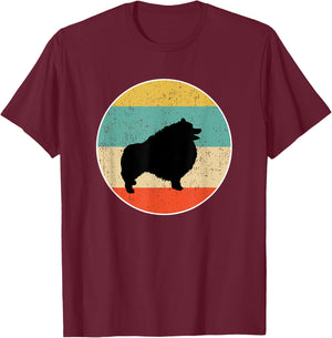 Keeshond Dog Gift T-Shirt - T-Shirt | Maroon