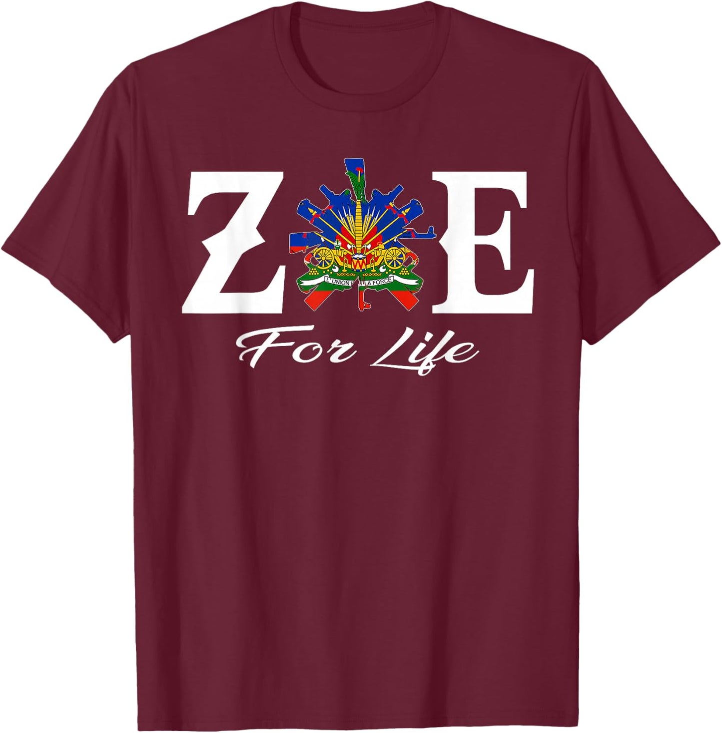 ZOE For Life T-Shirt - T-Shirt | Maroon