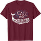 Call Me Ishmael Shirt-Classic Book -Whale Shirt lovers. T-Shirt - T-Shirt | Maroon