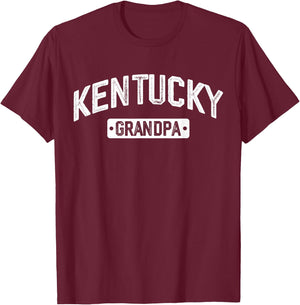 Kentucky Grandpa Grandfather Father's Day T-Shirt - T-Shirt | Maroon