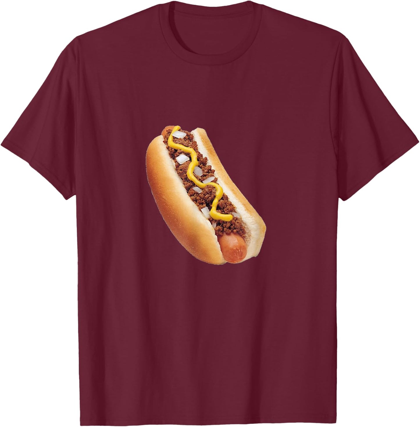 Chili Dog T-Shirt - T-Shirt | Maroon
