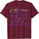 Donkey Kong Retro Arcade Game Screen T-Shirt - T-Shirt | Maroon
