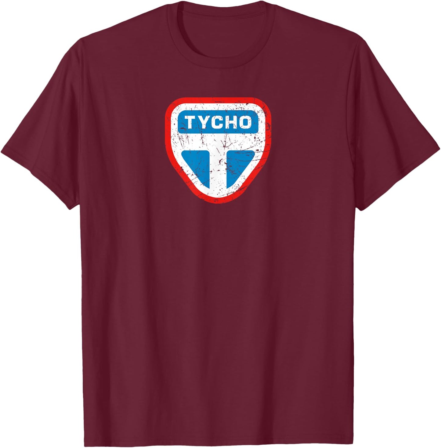 The Expanse Tycho Station Logo T-Shirt - T-Shirt | Maroon