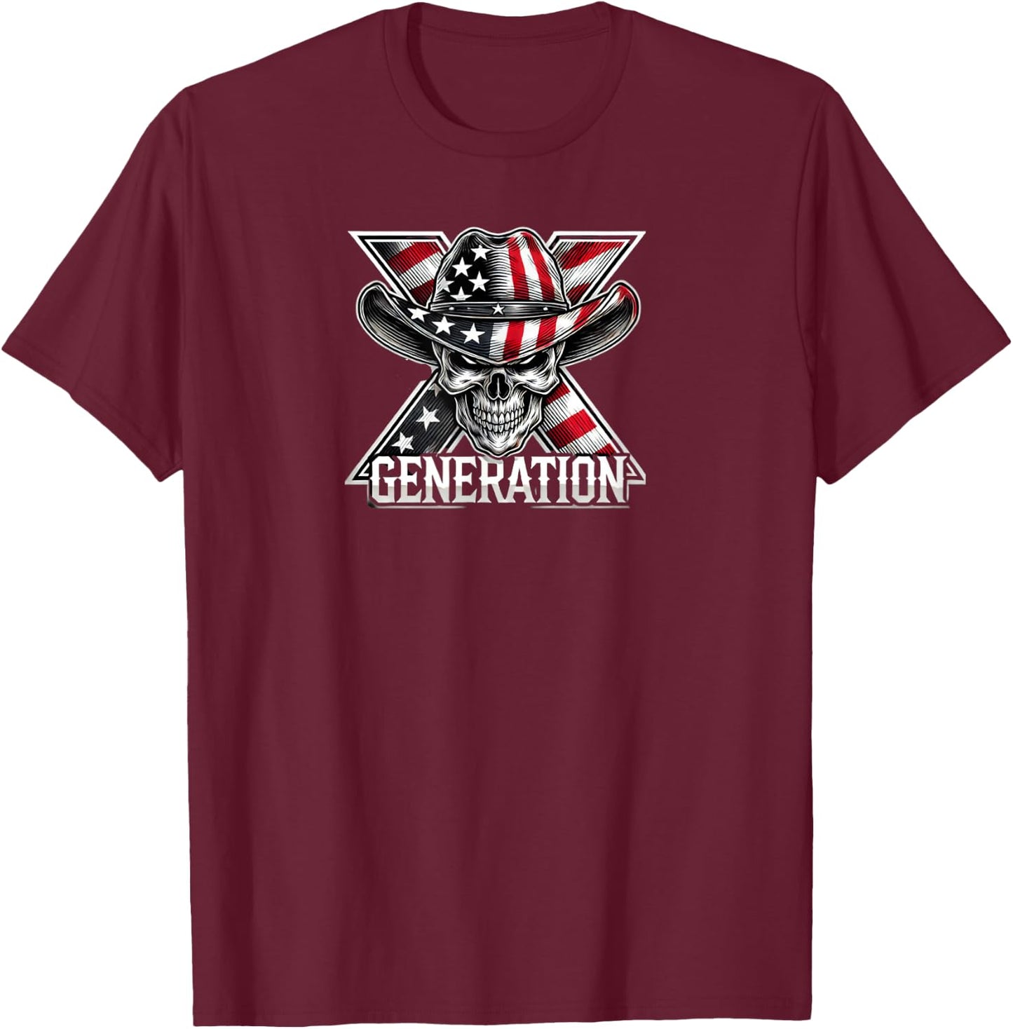 Front And Back X Generation Proud Member Of Your Feelings T-Shirt - T-Shirt | Maroon