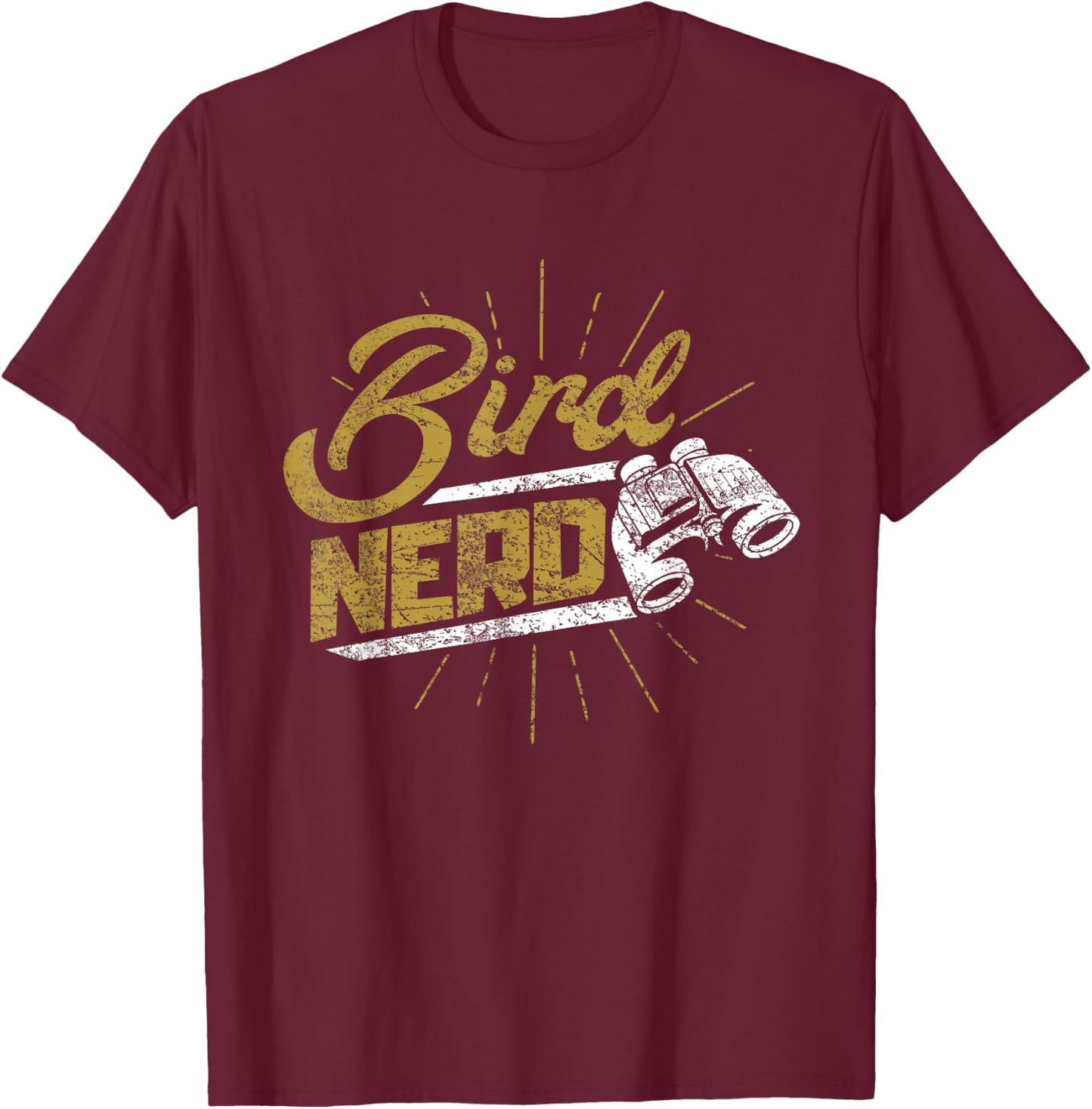 Birdwatcher Shirt | Bird Nerd T-Shirt - T-Shirt | Maroon