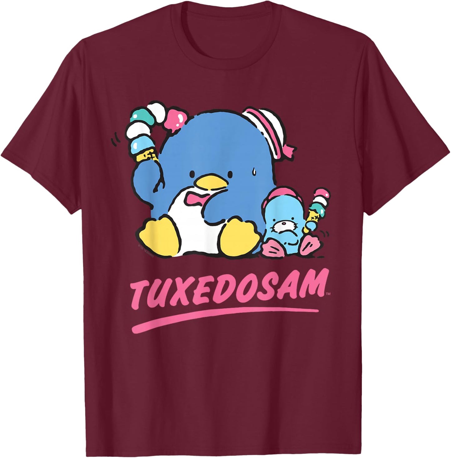 Tuxedosam Ice Cream Shirt T-Shirt - T-Shirt | Maroon