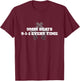 9mm Beats 911 Every Time 2nd Amendment Firearm T-Shirt - T-Shirt | Maroon