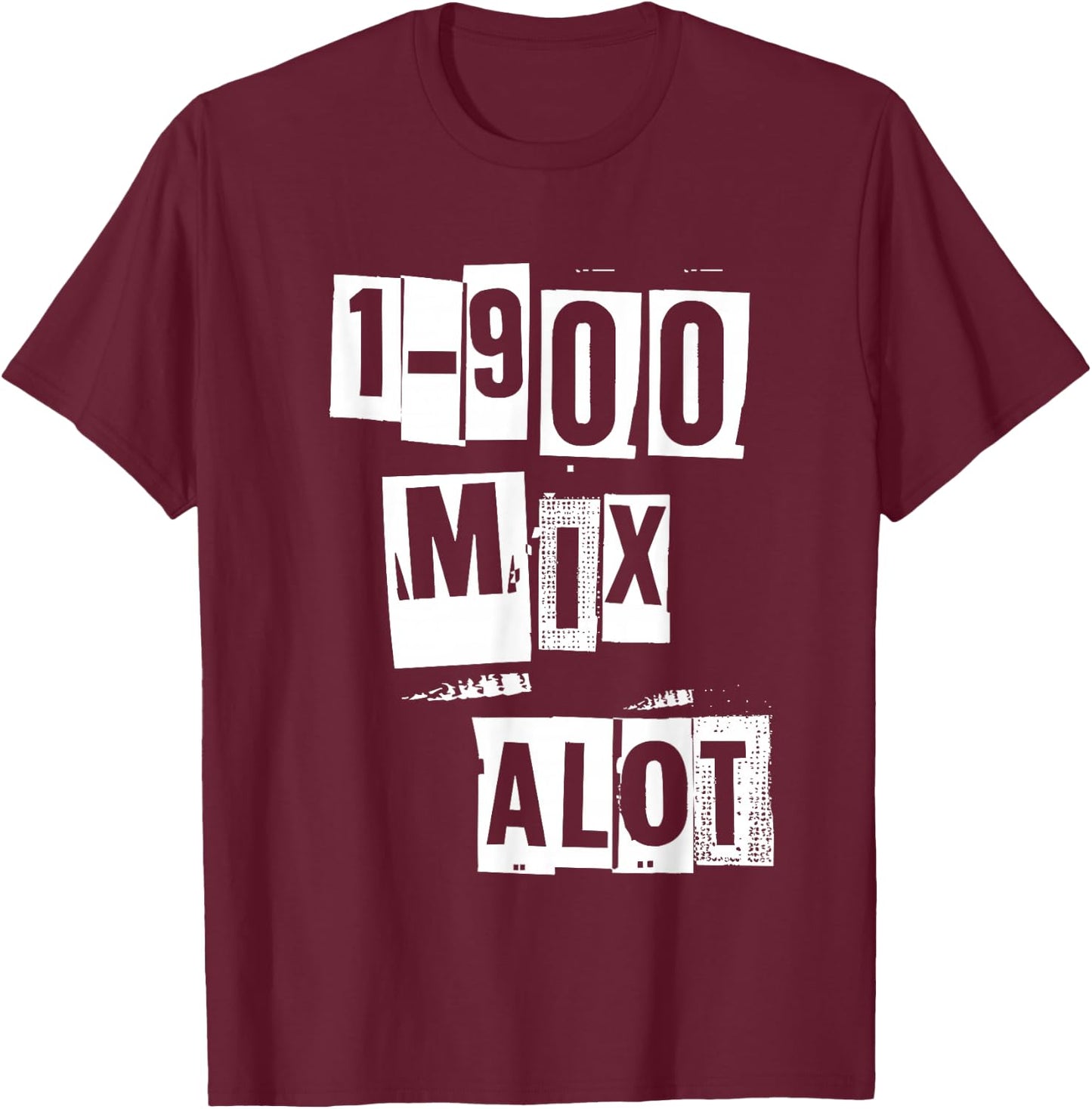 1-900 Mix Alot Baby Got Back Hip Hop Rap 90s T-Shirt - T-Shirt | Maroon