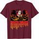 Santa Raves EDM Rave - DJ Christmas Outfit T-Shirt - T-Shirt | Maroon