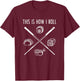 This Is How I Roll Sushi Shirt Funny asian Food Lover Gift T-Shirt - T-Shirt | Maroon