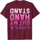 Check Out My Handstand Gymnastics Lover Upside Down T-Shirt - T-Shirt | Maroon