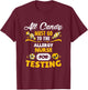 Funny Allergy Nurse Halloween T-Shirt - T-Shirt | Maroon