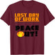 Last Day of Work Peace Out! T Shirt T-Shirt - T-Shirt | Maroon