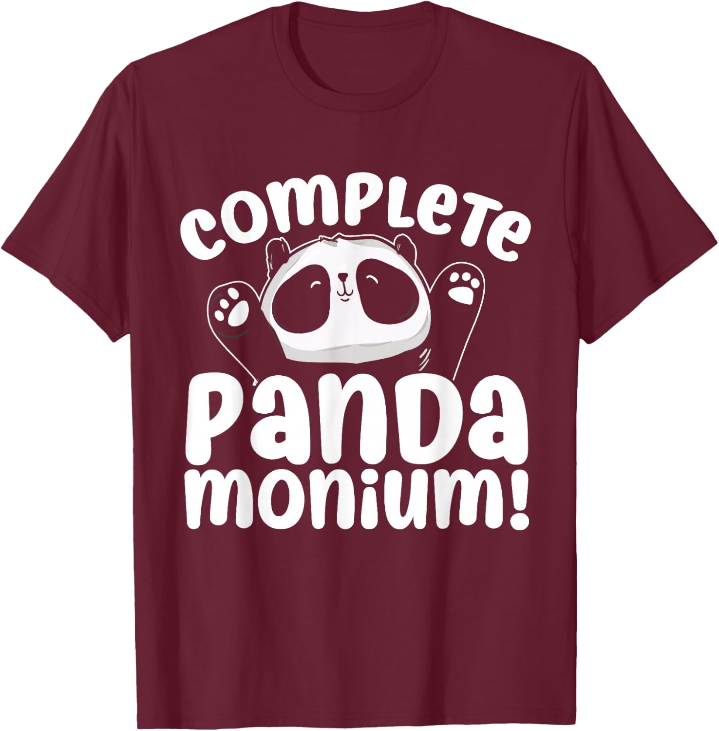 Complete Pandamonium T-Shirt - T-Shirt | Maroon