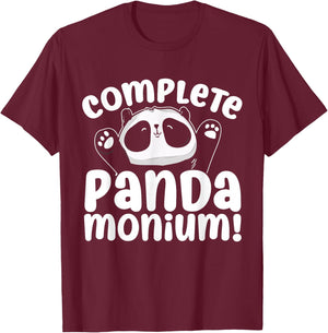 Complete Pandamonium T-Shirt - T-Shirt | Maroon