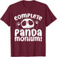 Complete Pandamonium T-Shirt - T-Shirt | Maroon