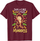 Monkey Primate Zookeeper Funny Gift T-Shirt - T-Shirt | Maroon