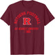 Rutgers Scarlet Knights Big 10 Football Black T-Shirt - T-Shirt | Maroon