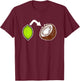 Put The Lime In The Coconut Beach Vacation Honeymoon T-Shirt - T-Shirt | Maroon