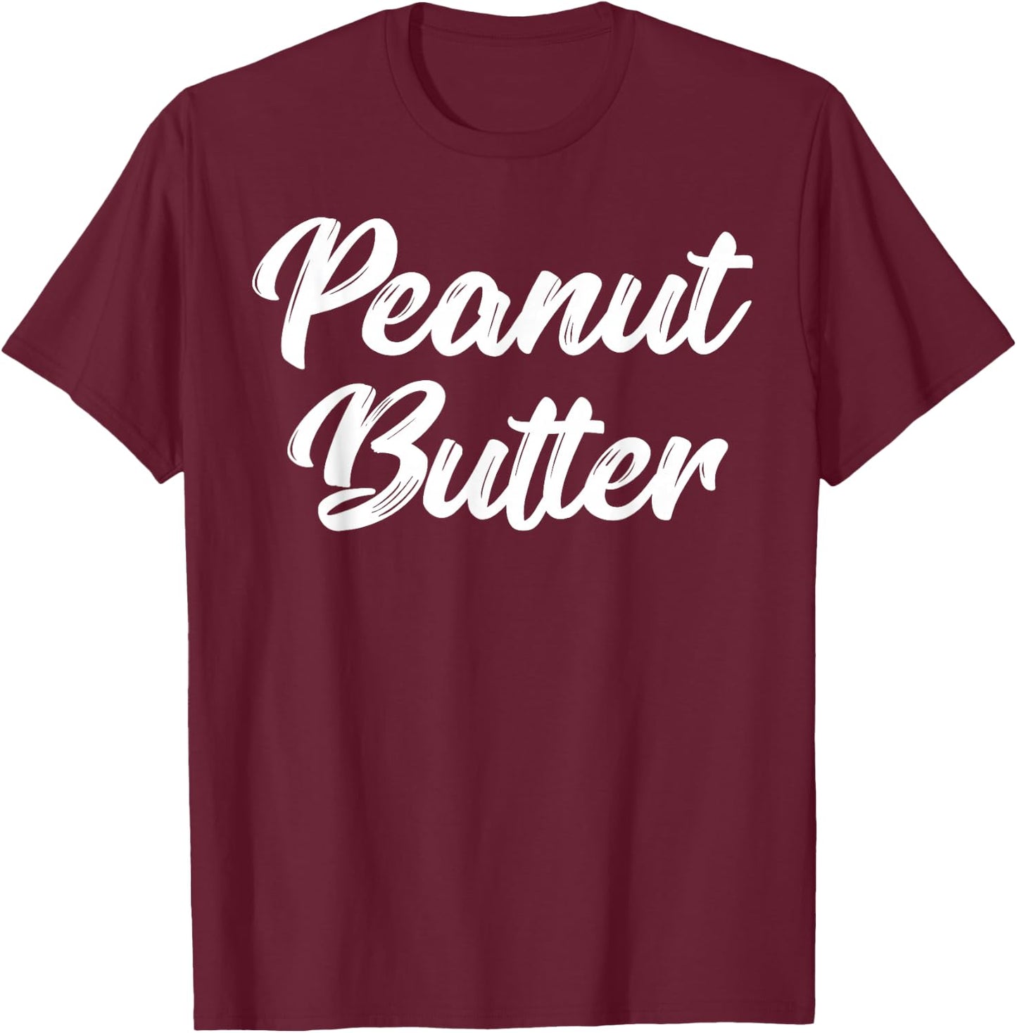 Peanut Butter Jelly Shirt Matching Couple Halloween Costume T-Shirt - T-Shirt | Maroon