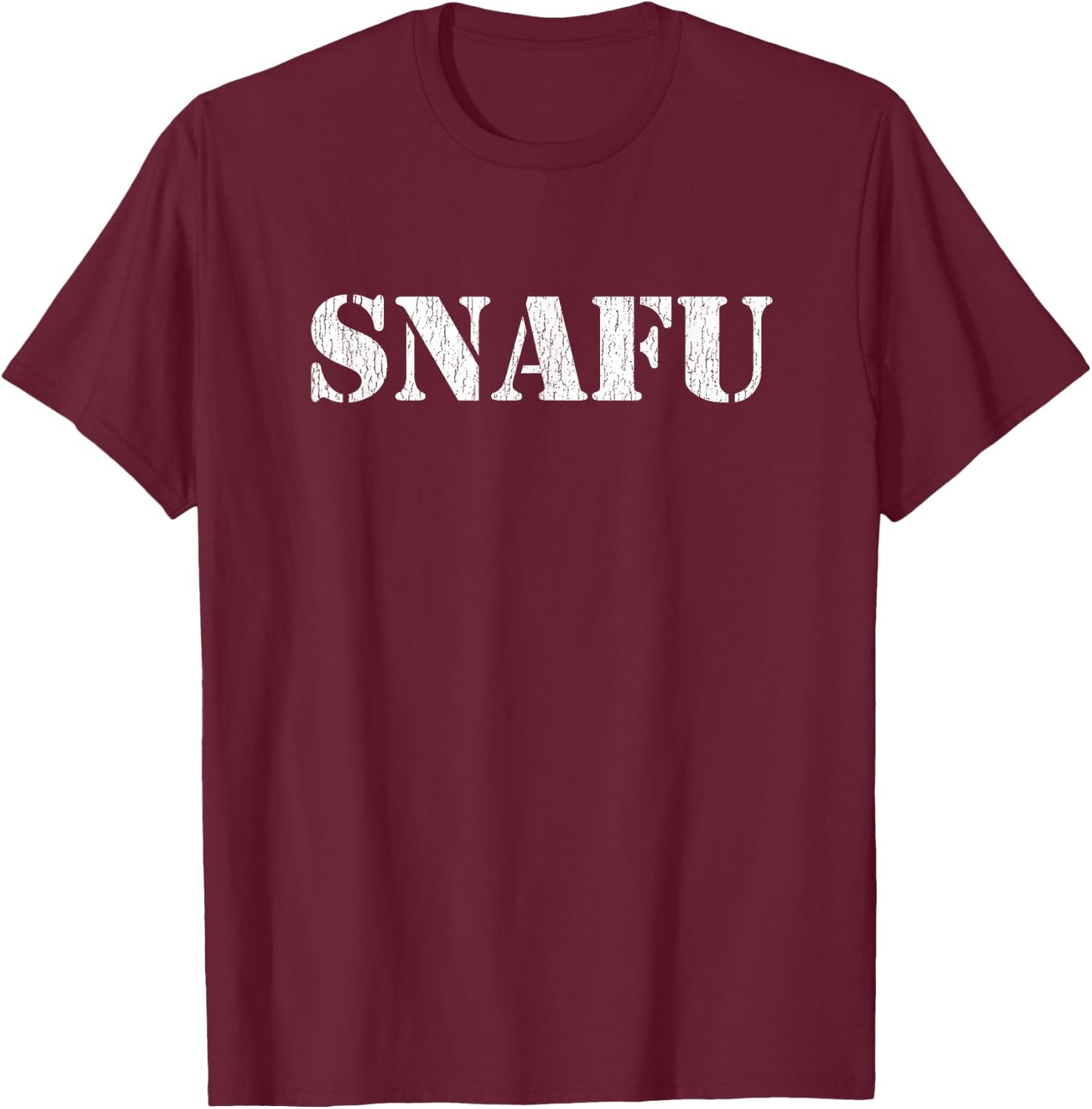 SNAFU Shirt T-Shirt - T-Shirt | Maroon