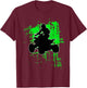 Green Splatter Quad Bike ATV Shirt Four Wheeler Brap T Shirt T-Shirt - T-Shirt | Maroon
