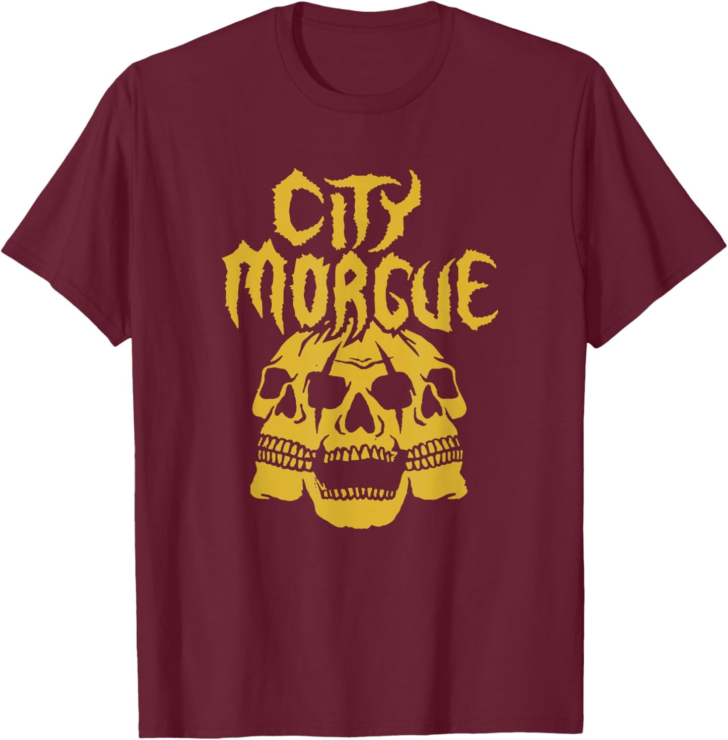 City Morgue Shirt T-Shirt - T-Shirt | Maroon