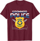 Grammar Police to Serve And Correct Language English Teacher T-Shirt - T-Shirt | Maroon
