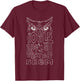 Twin Peaks Owls are Not What They Seem Graphic T-Shirt - T-Shirt | Maroon