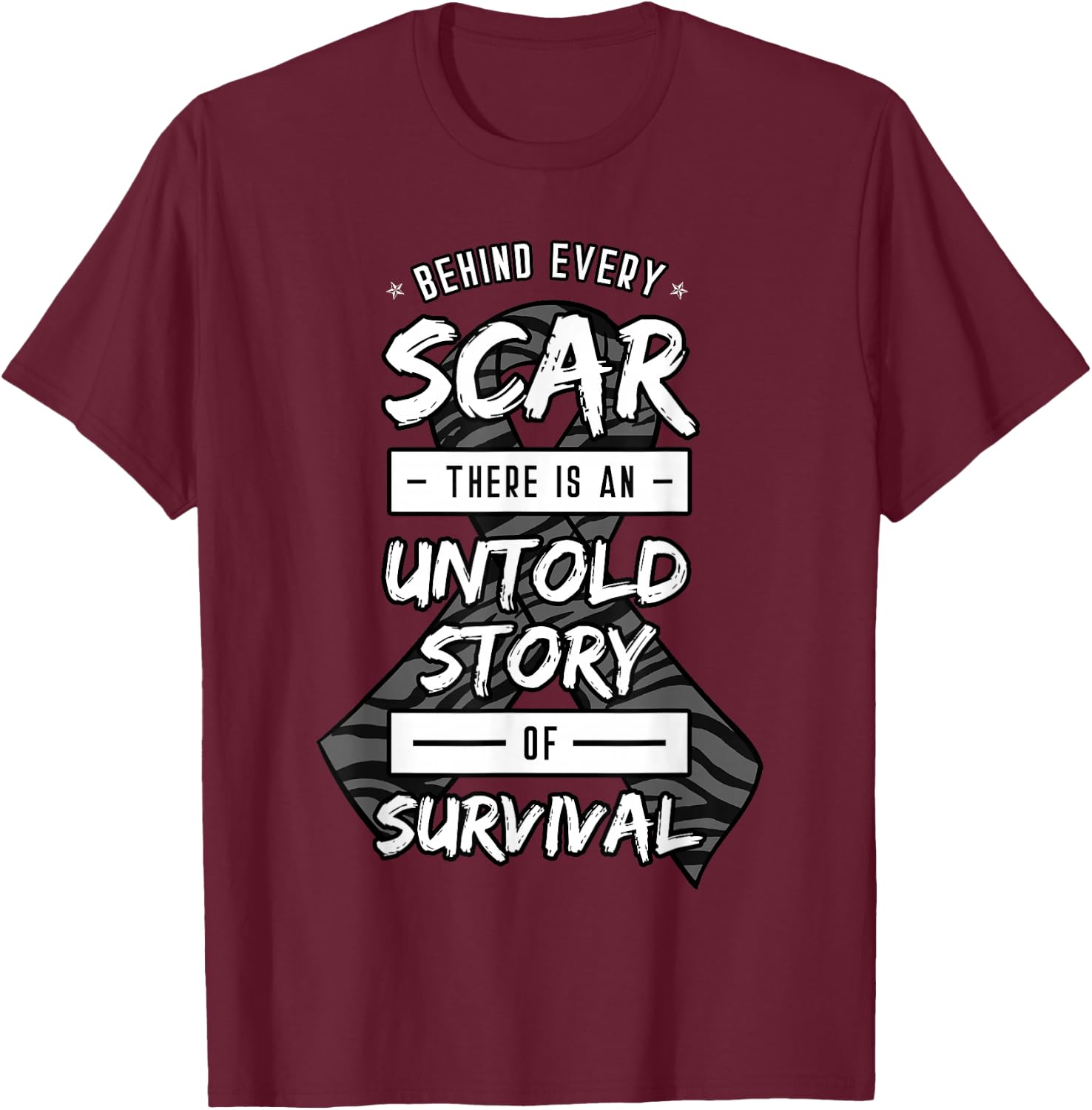 Carcinoid Cancer Shirt ChemotherapyTumor Disease Gift T-Shirt - T-Shirt | Maroon