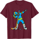Dabbing Ice Hockey Sports Funny Gift Dab Squad T-Shirt - T-Shirt | Maroon