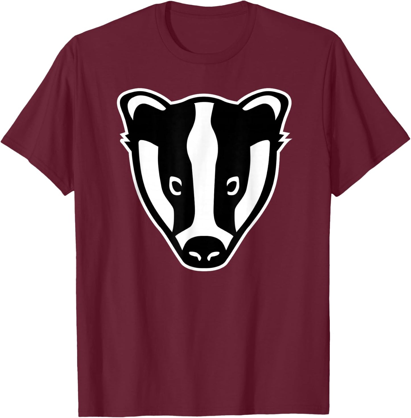 Badger head T-Shirt - T-Shirt | Maroon