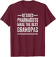 Retired Grandpa Shirt Pharmacist Retirement Gift T-Shirt - T-Shirt | Maroon