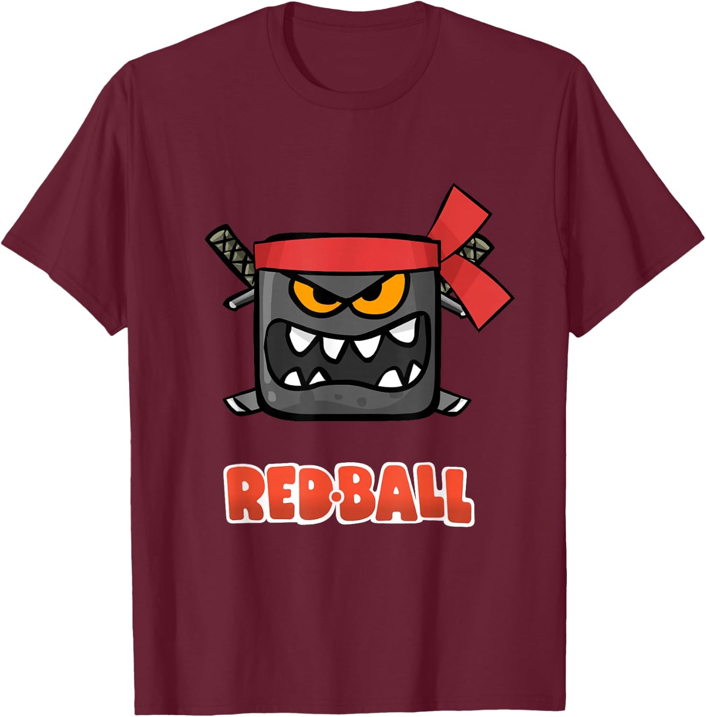 Red Ball 4 - The Samurai Box T-Shirt - T-Shirt | Maroon