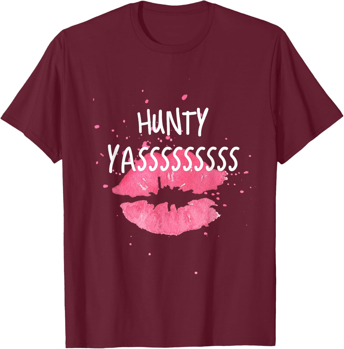 HUNTY drag queen funny humor T-Shirt - T-Shirt | Maroon