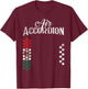 Mexican Flag Air Accordion Flag Of Mexico T Shirt Fiesta T-Shirt - T-Shirt | Maroon