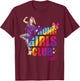 JoJo Siwa Strong Girls Club Rainbow Flex Graphic T-Shirt - T-Shirt | Maroon