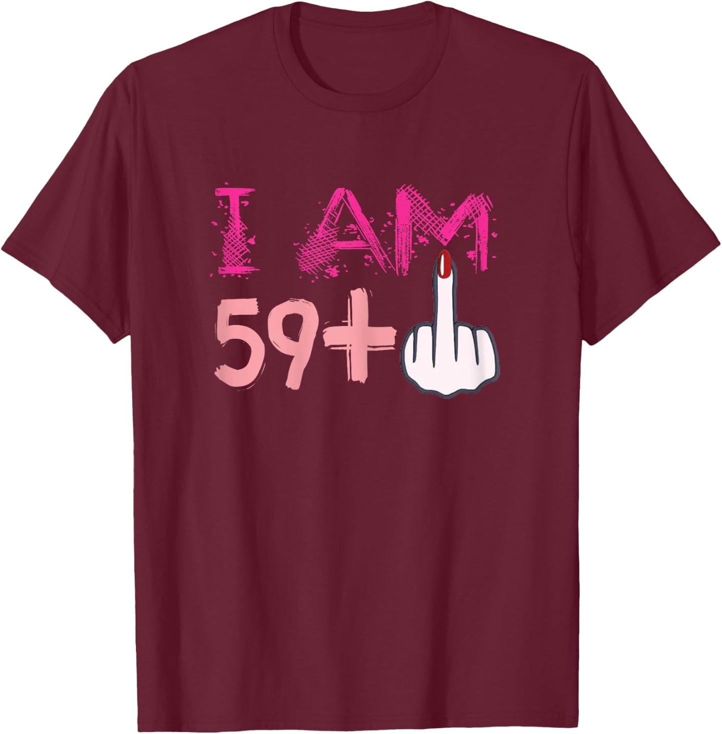 60th birthday Gift ideas Funny T shirt T-Shirt - T-Shirt | Maroon