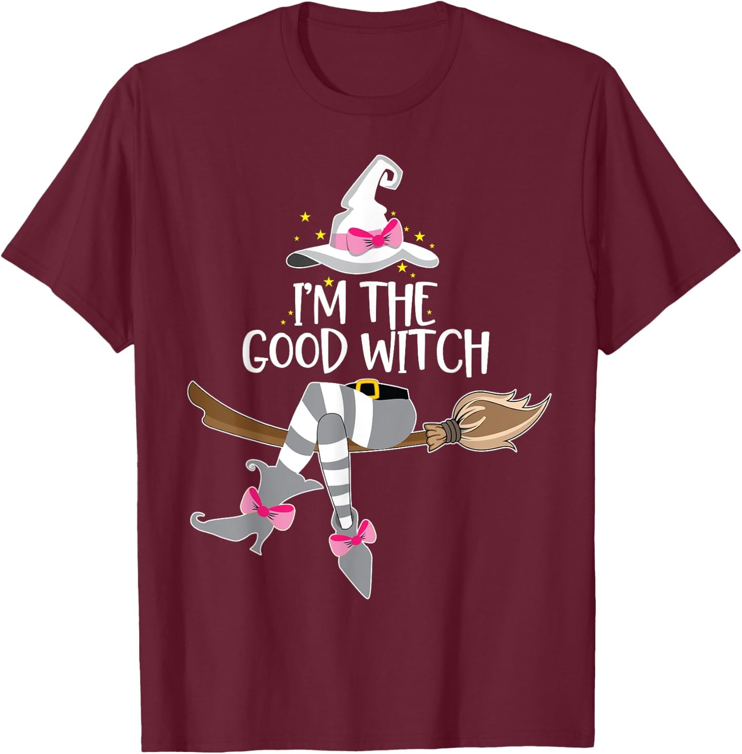 Im the Good Witch Halloween Matching Group Costume T-Shirt - T-Shirt | Maroon