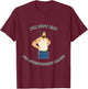 I'm not fat. I'm cultivating mass! T-Shirt - T-Shirt | Maroon